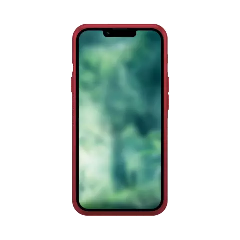 Xqisit NP Coque en silicone Anti Bac compatible avec iPhone 14 - rouge