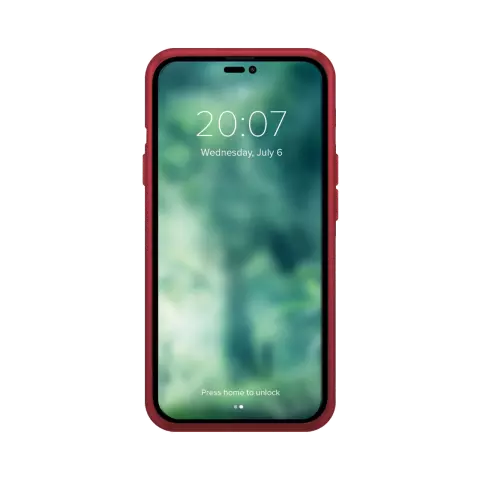 Xqisit NP Coque en silicone Anti Bac pour iPhone 14 Pro - rouge
