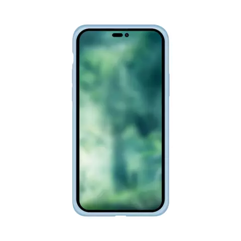 Coque Xqisit NP Silicone Case Anti Bac pour iPhone 14 Pro - bleu clair