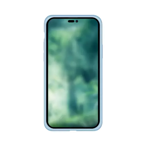 Xqisit NP Silicone Case Anti Bac &eacute;tui compatible avec iPhone 14 Pro - bleu clair