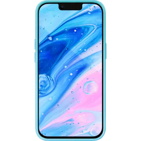 Coque Laut Huex Reflect pour iPhone 14 - bleu clair