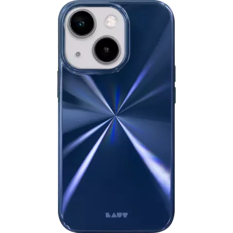 Coque Laut Huex Reflect compatible avec iPhone 14 - bleu fonc&eacute;