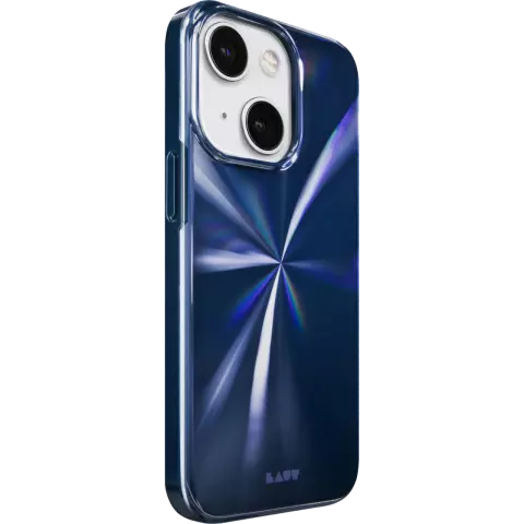 Coque Laut Huex Reflect compatible avec iPhone 14 - bleu fonc&eacute;