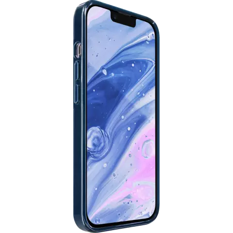 Coque Laut Huex Reflect compatible avec iPhone 14 - bleu fonc&eacute;