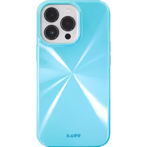 Coque Laut Huex Reflect compatible avec iPhone 14 Plus - bleu clair