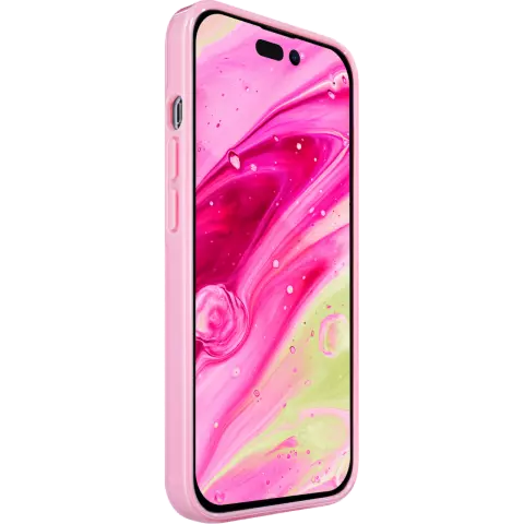 Coque Laut Huex Reflect compatible avec iPhone 14 Pro Max - rose