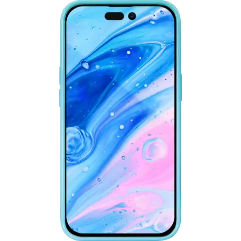 Coque Laut Huex Reflect compatible avec iPhone 14 Pro Max - Bleu clair