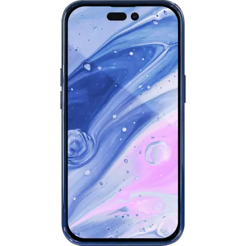 Coque Laut Huex Reflect compatible avec iPhone 14 Pro Max - Bleu fonc&eacute;