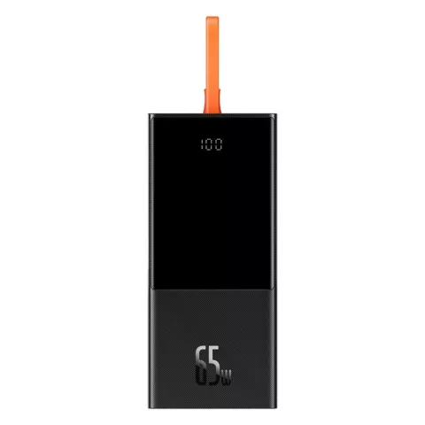 Baseus Elf 20000mAh PowerBank 65W USB-C Charge rapide pour ordinateur portable, t&eacute;l&eacute;phone et tablette