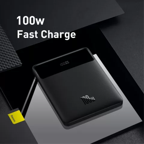 Baseus Blade 20000mAh 100W Banque d&#039;alimentation puissante pour ordinateur portable 2x USB-C PD 2x USB-A Charge rapide