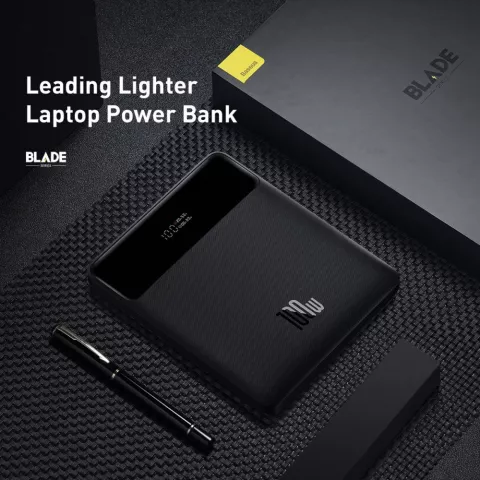 Baseus Blade 20000mAh 100W Banque d&#039;alimentation puissante pour ordinateur portable 2x USB-C PD 2x USB-A Charge rapide