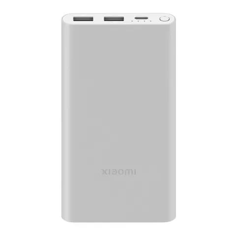 Xiaomi PB100DZM 22,5W PowerBank 10000mAh 3 Ports USB-A et USB-C Chargeur Rapide - Argent