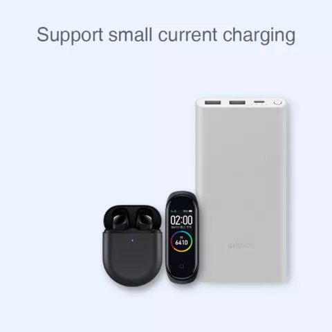Xiaomi PB100DZM 22,5W PowerBank 10000mAh 3 Ports USB-A et USB-C Chargeur Rapide - Argent