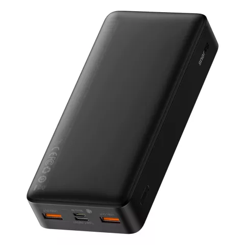 Baseus Bipow Powerbank 20000mAh 20W Charge Rapide Double USB-A et USB-C - Noir