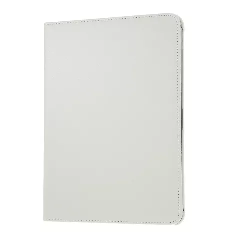Grain De Litchi En Cuir compatible avec iPad Pro 12,9 Pouces (2018 2020 2021 2022) Couverture Rotative Avec Couverture - Blanc