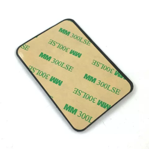 Tapis ventouse Support t&eacute;l&eacute;phone antid&eacute;rapant Silicone noir