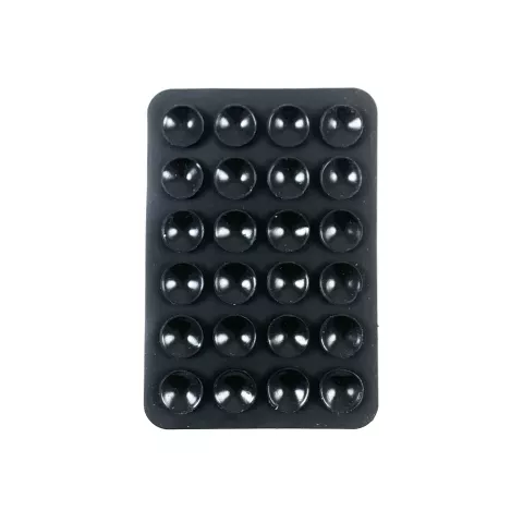 Tapis ventouse Support t&eacute;l&eacute;phone antid&eacute;rapant Silicone noir