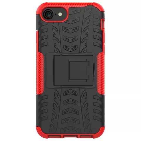 Coque de protection antichoc la coque compatible avec iPhone 7 8 SE 2020 SE 2022 - Rouge