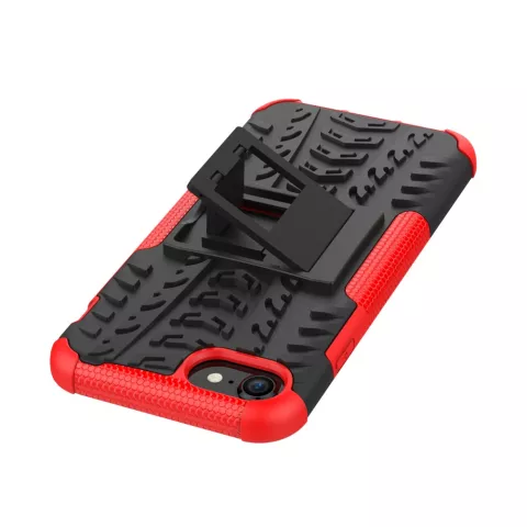 Coque de protection antichoc la coque compatible avec iPhone 7 8 SE 2020 SE 2022 - Rouge