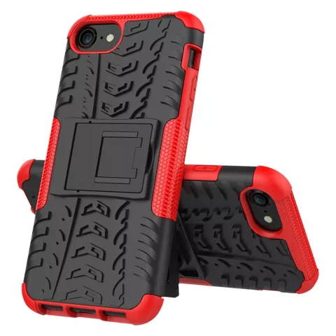 Coque de protection antichoc la coque compatible avec iPhone 7 8 SE 2020 SE 2022 - Rouge