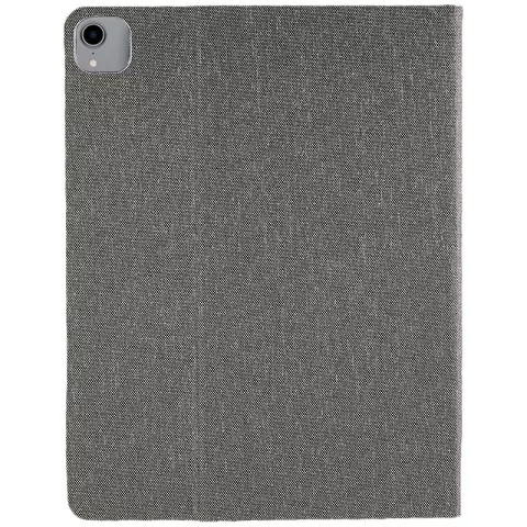 Tissu Faux Cuir compatible avec iPad Pro 12,9 Pouces 2018 2020 2021 2022 Housse De Couverture - Tissu Gris