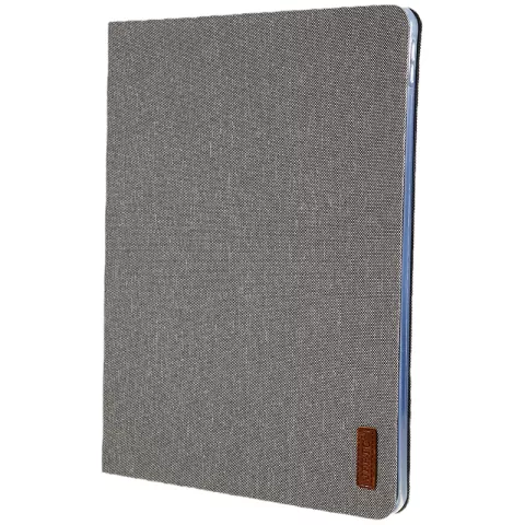 Housse Fabric Leatherette pour iPad Pro 12,9 pouces 2018 2020 2021 2022 - Tissu gris