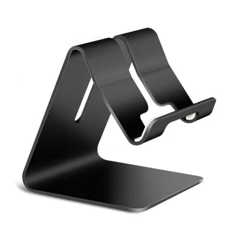 Mobile / GSM design standard universel en aluminium adapt&eacute; au support de bureau iPhone - noir mat