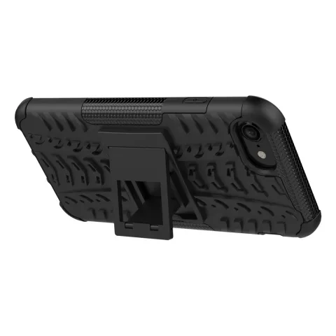 Coque hybride standard noire adapt&eacute;e aux iPhone 7 8 SE 2020 SE 2022, r&eacute;sistante aux chocs