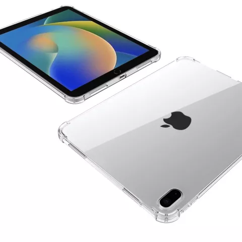 Coque TPU Protective Corners TPU compatible avec iPad 10e g&eacute;n&eacute;ration 10,9 pouces 2022 - transparente