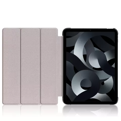 Housse en plastique &agrave; trois volets compatible avec iPad 10e g&eacute;n&eacute;ration 10,9 pouces 2022 - noire