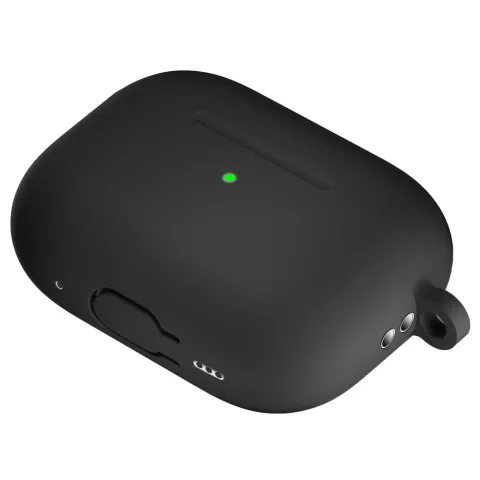 Housse en silicone Silicon Protection compatible avec AirPods Pro 1 / 2 - noire