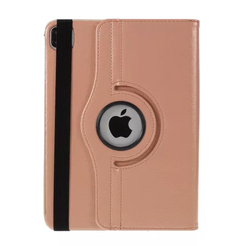 Biblioth&egrave;que rotative &agrave; 360&deg; compatible avec iPad Pro 11 pouces (2018 2020 2021 2022) et iPad Air 4 et 5 - Or rose
