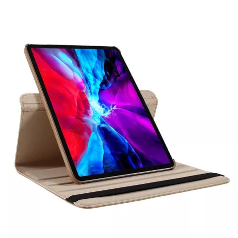 Housse de biblioth&egrave;que rotative &agrave; 360 &deg; compatible avec iPad Pro 11 pouces (2018 2020 2021 2022) et &agrave; l&#039;iPad Air 4 et 5 - dor&eacute;