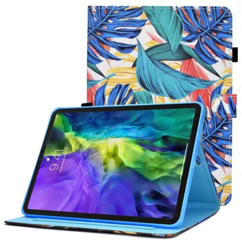 Housse de biblioth&egrave;que tropicale compatible avec iPad Pro 11 pouces (2018 2020 2021 2022) et &agrave; l&#039;iPad Air 4 et 5