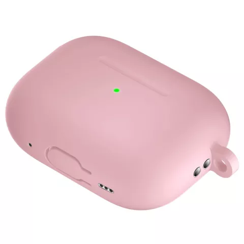 Housse en silicone Silicon Protection compatible avec AirPods Pro 1 / 2 - rose