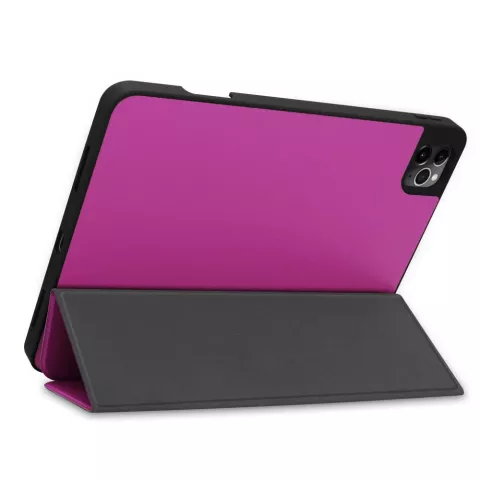 Housse &agrave; trois volets compatible avec iPad Pro 11 pouces (2018 2020 2021 2022) &amp; iPad Air 4 et 5 - violet