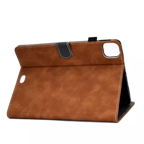 Housse de biblioth&egrave;que compatible avec iPad Pro 11 pouces (2018 2020 2021 2022) &amp; iPad Air 4 et 5 - marron