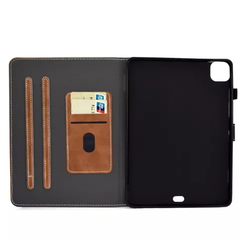 Housse de biblioth&egrave;que compatible avec iPad Pro 11 pouces (2018 2020 2021 2022) &amp; iPad Air 4 et 5 - marron