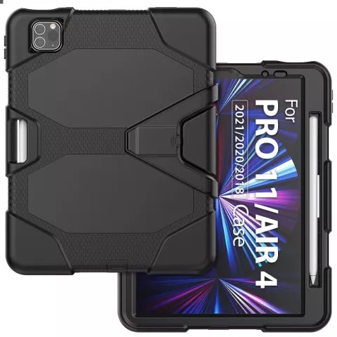 Housse de b&eacute;quille Survivor compatible avec iPad Pro 11 pouces (2018 2020 2021 2022) et &agrave; l&#039;iPad Air 4 et 5