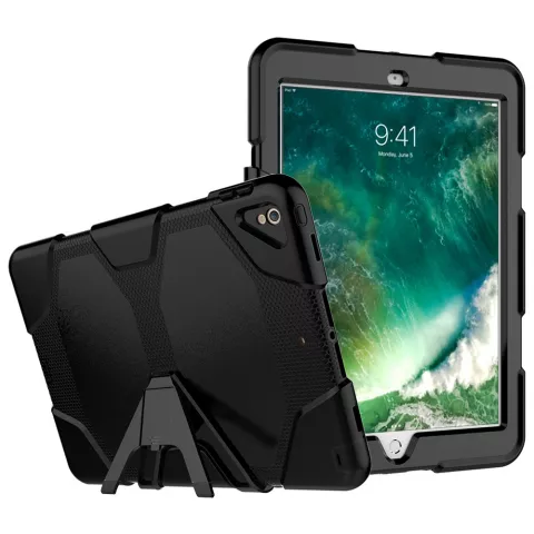 Housse de b&eacute;quille Survivor compatible avec iPad Air 3 (2019) et &agrave; l&#039;iPad Pro 10,5 pouces (2017) - noir