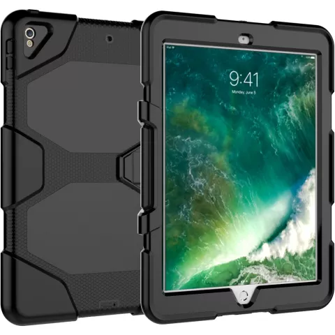 Housse de b&eacute;quille Survivor compatible avec iPad Air 3 (2019) et &agrave; l&#039;iPad Pro 10,5 pouces (2017) - noir