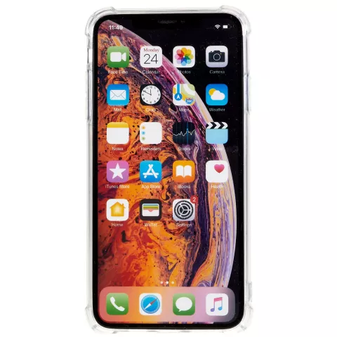 Coque en TPU Army Camouflage Survivor compatible avec iPhone XS Max - Vert Arm&eacute;e