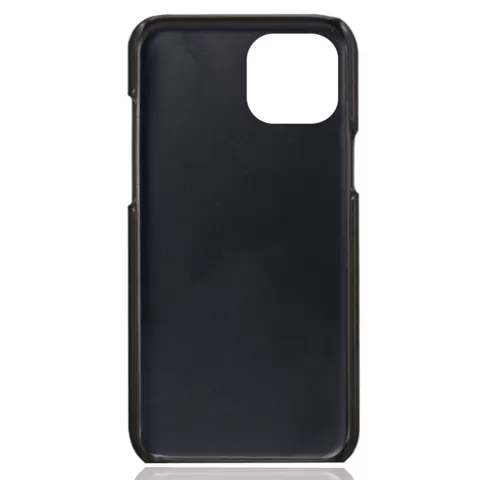 &Eacute;tui en cuir v&eacute;g&eacute;talien Duo Cardslot Wallet pour iPhone 15 Plus - noir