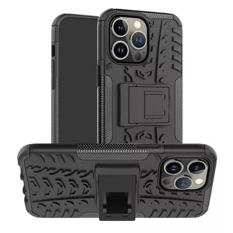 &Eacute;tui Antid&eacute;rapant En Plastique Antid&eacute;rapant Et TPU compatible avec iPhone 15 Pro Max - Noir