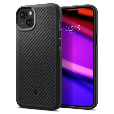 Coque Spigen Core Armor compatible avec iPhone 15 - Noir
