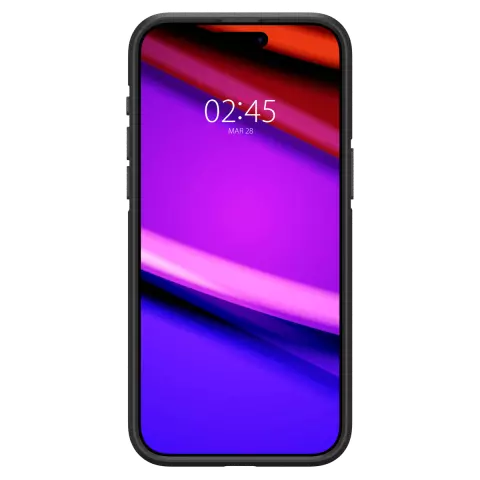 Coque Spigen Core Armor compatible avec iPhone 15 Pro - Noir