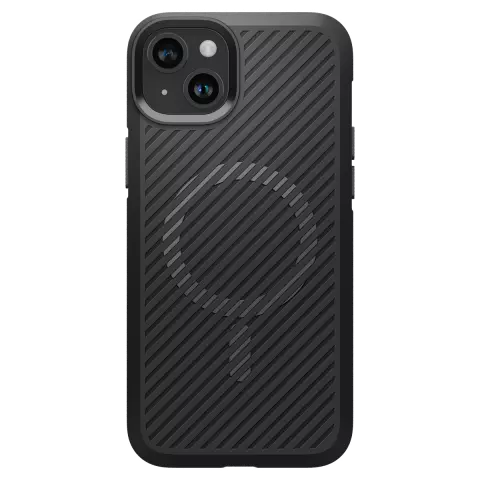 Coque Spigen Core Armor MagFit compatible avec iPhone 15 - Noir