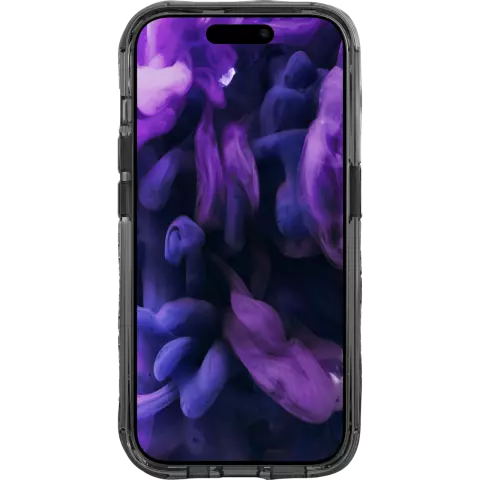 Coque Laut Crystal Matter X compatible avec iPhone 15 - Noir