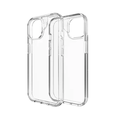 Coque ZAGG Crystal Palace compatible avec iPhone 15 - Transparente