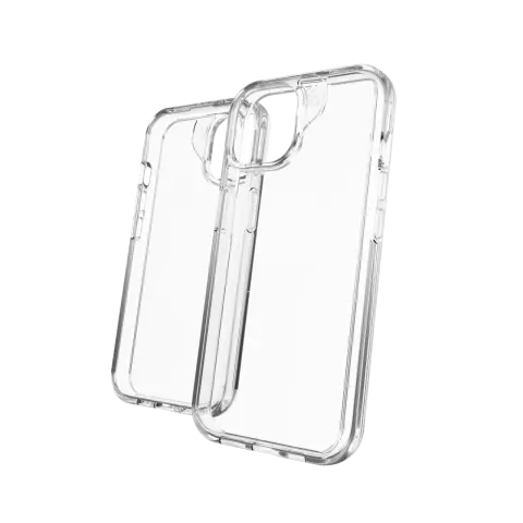 Coque ZAGG Crystal Palace compatible avec iPhone 15 - Transparente